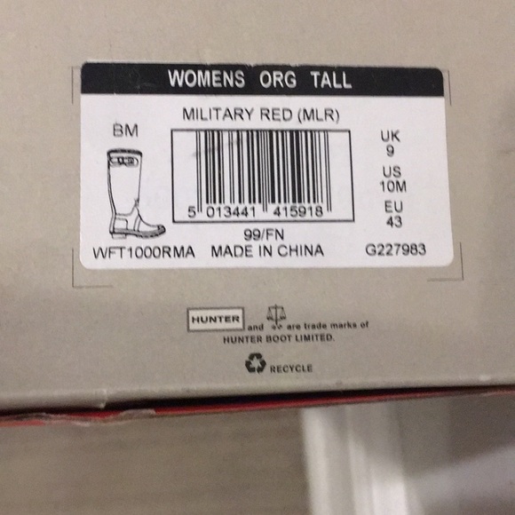 Military Red Hunter Boots Size 10 - Picture 6 of 6